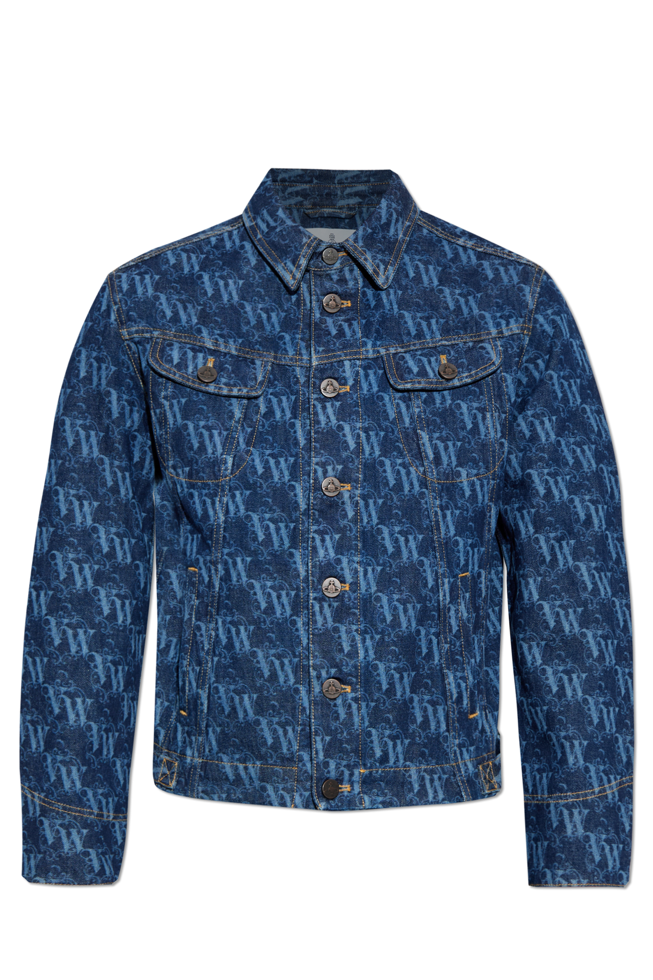 Vivienne Westwood ブルー ジャケット Navy blue Jacket with logo Vivienne Westwood - Vitkac Australia